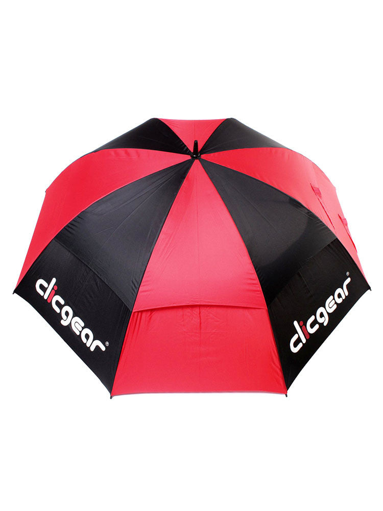 Clicgear Double Canopy 68 Inch Umbrella - Black/Red