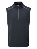 Ping Ramsey Half-Zip Ribbed Fleece Vest - Navy