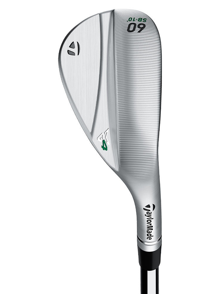 TaylorMade Milled Grind 4 Wedge - Satin RAW Chrome (Left Hand)